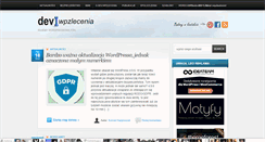 Desktop Screenshot of dev.wpzlecenia.pl